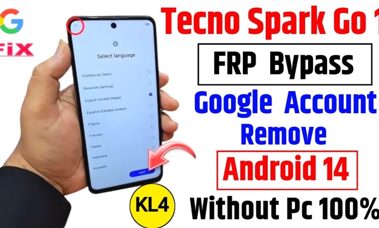 Unlock Tecno Spark Go 1 FRP with Android 14 – Discover How to Bypass FRP on Tecno (KL4) Go Unlock Tecno Spark Go 1 FRP with Android 14 – Discover How to Bypass FRP on Tecno (KL4) Go