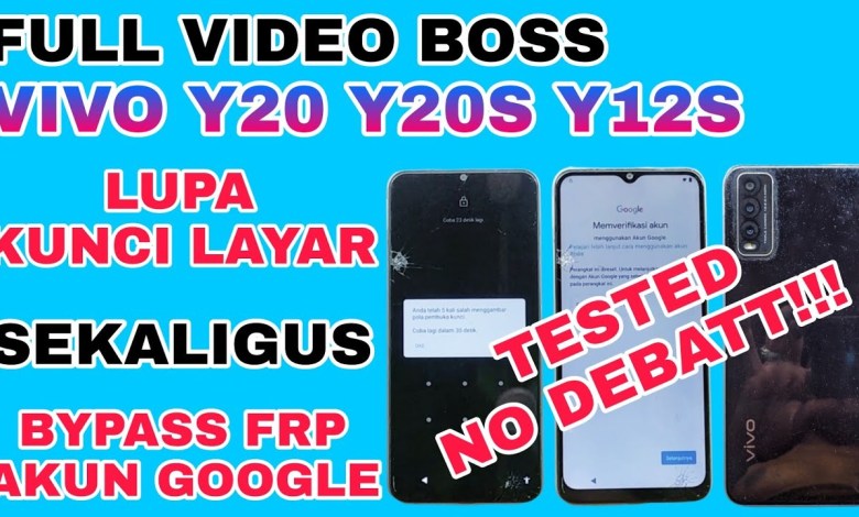Unlock VIVO Y20 Y20S Y12S Screen Lock | Curious on How to Bypass FRP Account? Unlock VIVO Y20 Y20S Y12S Screen Lock | Curious on How to Bypass FRP Account?