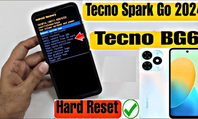 Hard Reset Tecno Spark Go 2024 | Tecno BG6 Spark Go Hard Reset Tecno Spark Go 2024 | Tecno BG6 Spark Go