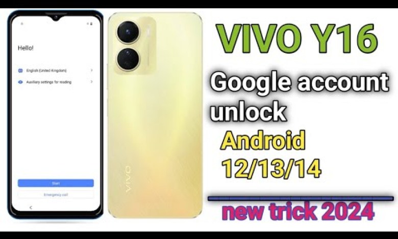 VIVO Y16 FRP BYPASS (without pc Android 13/14 new VIVO Y16 FRP BYPASS (without pc Android 13/14 new