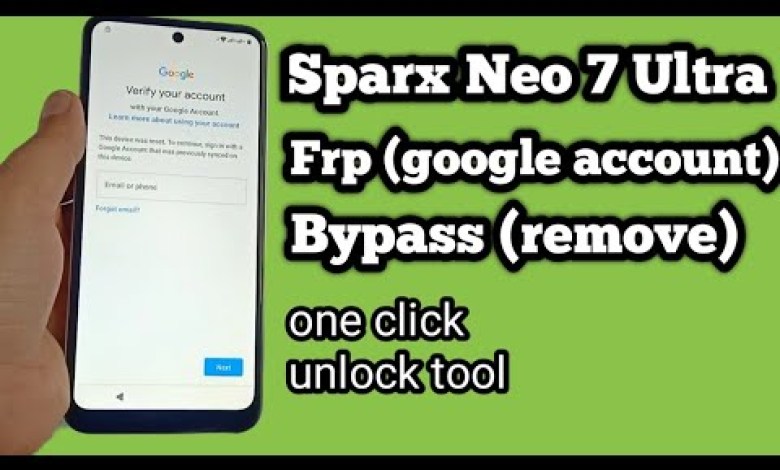 Sparx Neo 7 Ultra Frp with unlock tool |Sparx Neo 7 Sparx Neo 7 Ultra Frp with unlock tool |Sparx Neo 7