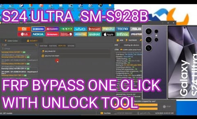 S24 ULTRA SM-S928B FRP BYPASS edl cable ONE CLICK WITH S24 ULTRA SM-S928B FRP BYPASS edl cable ONE CLICK WITH