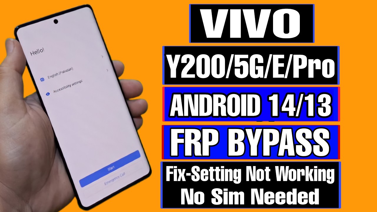 How to Bypass FRP on VIVO Y200 5G – Discover the Y200e/Y200 Pro FRP/Google Tricks How to Bypass FRP on VIVO Y200 5G – Discover the Y200e/Y200 Pro FRP/Google Tricks