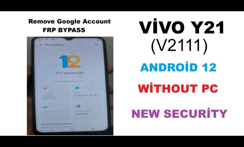 Vivo Y21 (V2111) Frp Bypass |Android 12| |New Security| Vivo Y21 (V2111) Frp Bypass |Android 12| |New Security|