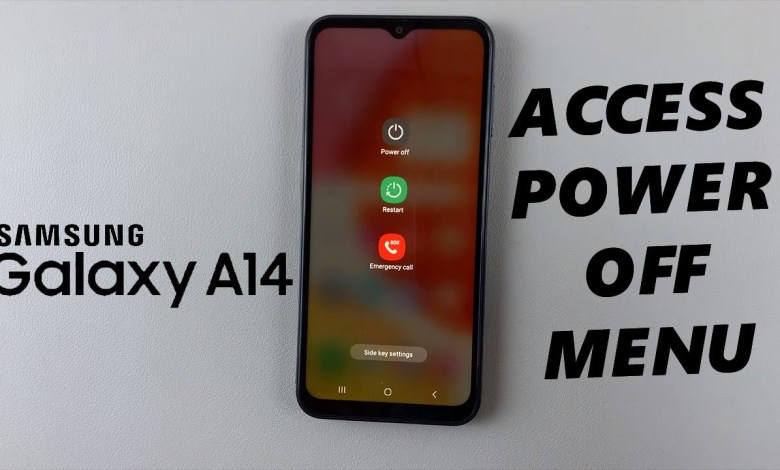 Two Ways To Access Power Off Menu On Samsung Galaxy A14 Two Ways To Access Power Off Menu On Samsung Galaxy A14