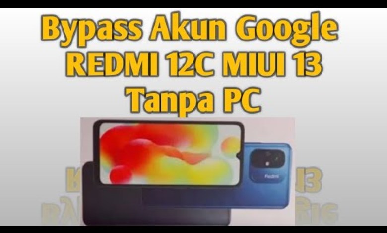 Bypassing redmi 12c miui 13 without using a PC is enough Bypassing redmi 12c miui 13 without using a PC is enough