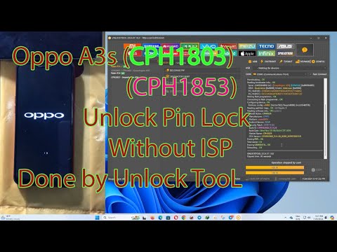 Oppo A3s (CPH1803) reset Pin lock by Unlock-Tool 100% Oppo A3s (CPH1803) reset Pin lock by Unlock-Tool 100%