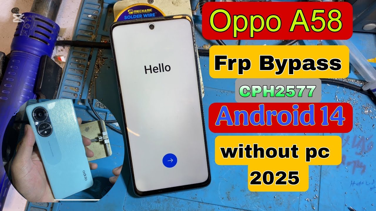 Unlock Oppo A58 Frp Without Using a PC | How to Bypass Android 14 on Oppo A58 Unlock Oppo A58 Frp Without Using a PC | How to Bypass Android 14 on Oppo A58