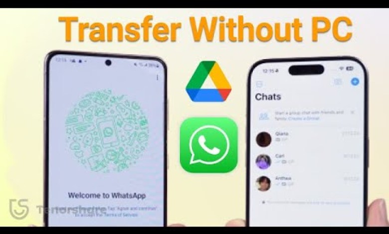 Transfer Whatsapp Messages from Android to iPhone Using Transfer Whatsapp Messages from Android to iPhone Using