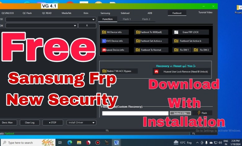 VG Free Tool | Samsung Frp New Security oppo Vivo mi VG Free Tool | Samsung Frp New Security oppo Vivo mi