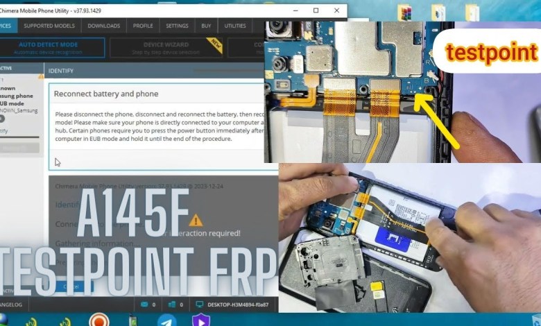 Samsung A14 A145F frp bypass in EUB mode/testpoint Samsung A14 A145F frp bypass in EUB mode/testpoint