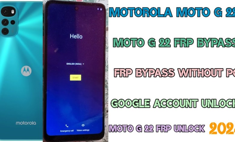 How to Bypass Motorola Moto G22 FRP on Android 12 without a PC: A Simple Guide How to Bypass Motorola Moto G22 FRP on Android 12 without a PC: A Simple Guide