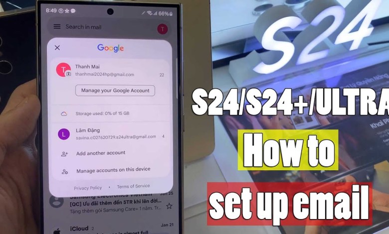 How to set up email on Samsung Galaxy How to set up email on Samsung Galaxy