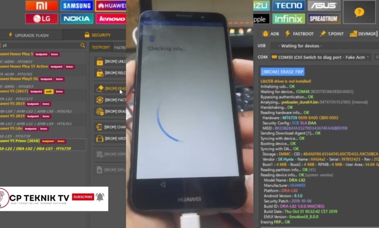 HUAWEI Y5 2018 FRP REMOVE VIA UNLOCKTOOL HUAWEI Y5 2018 FRP REMOVE VIA UNLOCKTOOL