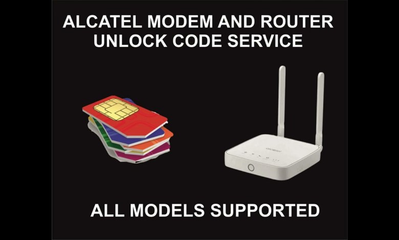 Alcatel Modem And Router Unlock Code Service, All Alcatel Modem And Router Unlock Code Service, All