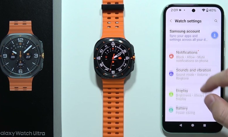 SAMSUNG Galaxy Watch Ultra: How to Sign Out of SAMSUNG Galaxy Watch Ultra: How to Sign Out of