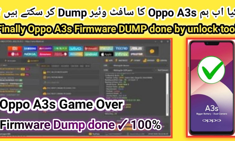 Oppo A3s Firmware Dump/Read done by unlock tool in EDL Oppo A3s Firmware Dump/Read done by unlock tool in EDL