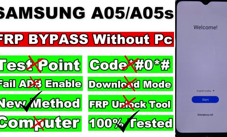 Samsung Galaxy A05/A05s FRP Bypass Without Pc | No FRP Samsung Galaxy A05/A05s FRP Bypass Without Pc | No FRP