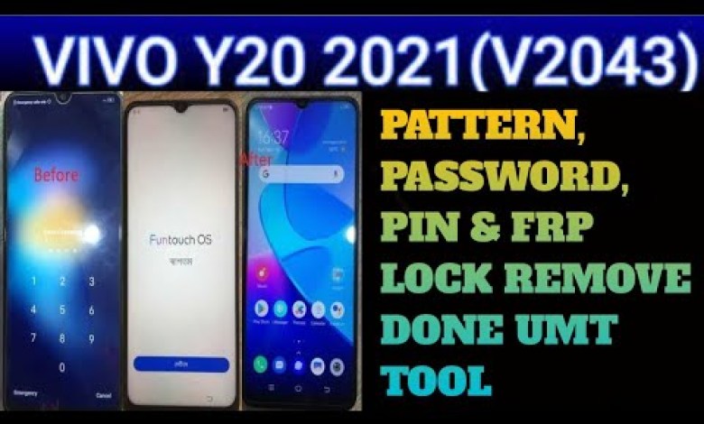 Vivo Y20 2021 V2043 Pattern, Password, Pin & FRP Lock Vivo Y20 2021 V2043 Pattern, Password, Pin & FRP Lock
