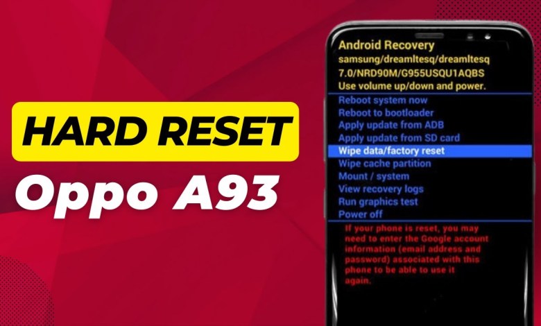 How To Hard Reset Oppo A93 (Quick & Easy) How To Hard Reset Oppo A93 (Quick & Easy)