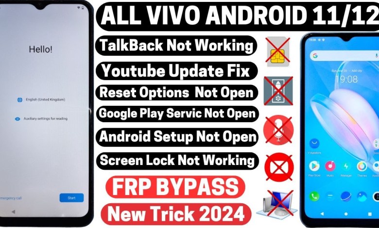 All Vivo Android 11/12 FRP Bypass TalkBackReset Option All Vivo Android 11/12 FRP Bypass TalkBackReset Option