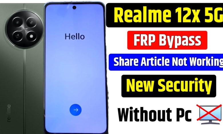 Unlocking Secrets: How to Bypass FRP on Realme 12X 5G Without a PC! Unlocking Secrets: How to Bypass FRP on Realme 12X 5G Without a PC!