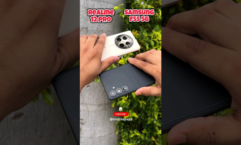 Realme 12 Pro 5g vs Samsung F55 5g Camera Test #shorts Realme 12 Pro 5g vs Samsung F55 5g Camera Test #shorts