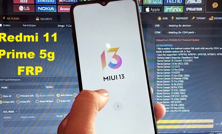 Redmi 11 Prime 5G FRP Bypass By Unlock Tool 100% Done ! Redmi 11 Prime 5G FRP Bypass By Unlock Tool 100% Done !