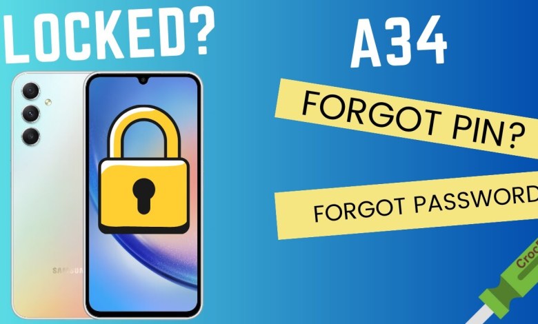 Samsung A34 LOCKED? Unlock & Remove Screen Lock Samsung A34 LOCKED? Unlock & Remove Screen Lock