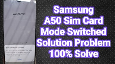 Samsung A50 Sim Card Mode Switched Solution Problem Samsung A50 Sim Card Mode Switched Solution Problem