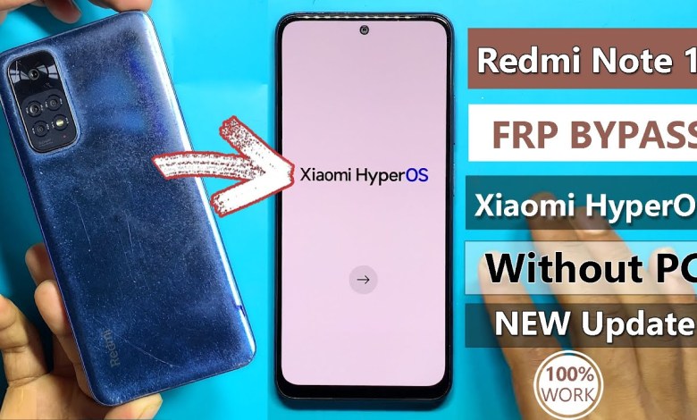Redmi Note 11 HyperOs Frp Bypass/Unlock Google Account Redmi Note 11 HyperOs Frp Bypass/Unlock Google Account