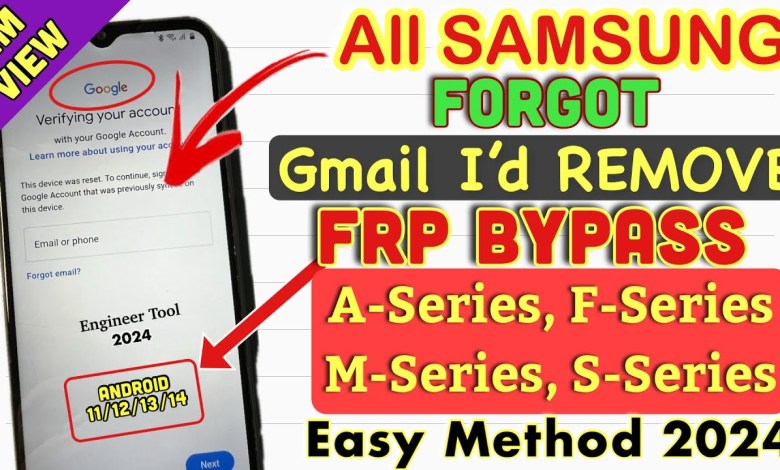 Unveiling the Latest Samsung FRP Bypass Method for Android 12-13-14 with Enhanced Security Features in 2024 Unveiling the Latest Samsung FRP Bypass Method for Android 12-13-14 with Enhanced Security Features in 2024