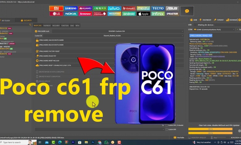 Unleashing the Power of Poco C61: Unlock Tool & PC Bypass for FRP Unleashing the Power of Poco C61: Unlock Tool & PC Bypass for FRP
