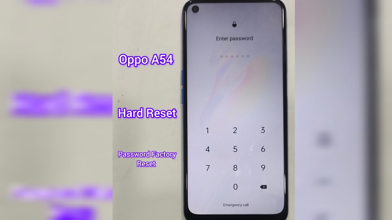 oppo A54 Hard Reset oppo A54 Hard Reset