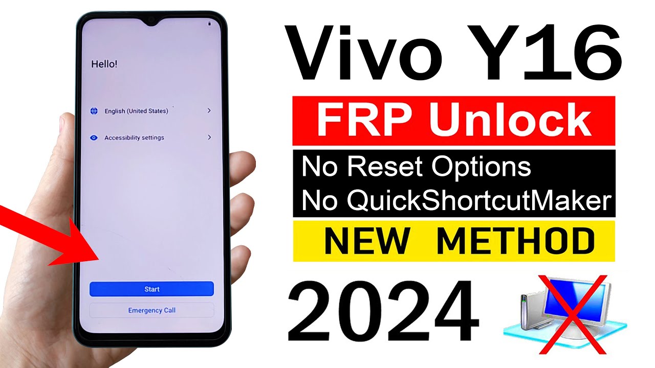 Vivo Y16 : Google Account Remove | ANDROID 12 (Without Vivo Y16 : Google Account Remove | ANDROID 12 (Without