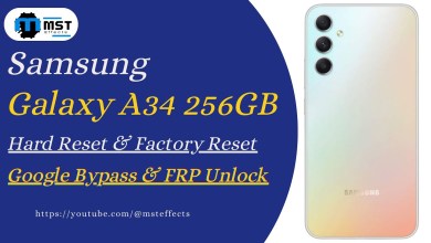 Samsung Galaxy A34 256GB Hard Reset Google Bypass Samsung Galaxy A34 256GB Hard Reset Google Bypass