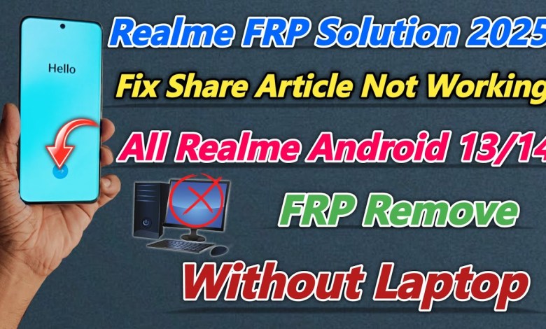 Curious about Realme Frp Remove 2025? Discover how to fix the issue and share the article now! Curious about Realme Frp Remove 2025? Discover how to fix the issue and share the article now!