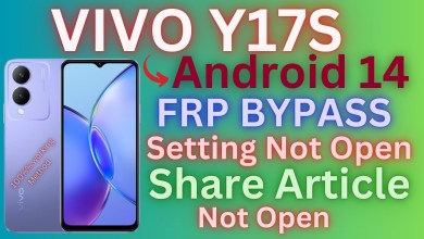 Unlock Vivo Y17s Frp with Android 14 when Setting is not opening Unlock Vivo Y17s Frp with Android 14 when Setting is not opening