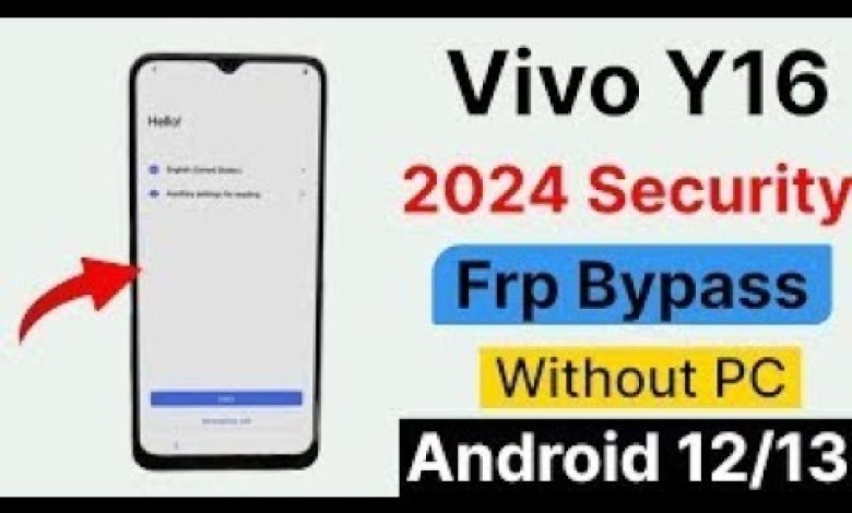vivo Y16 frp bypass 2024 without PC Google account vivo Y16 frp bypass 2024 without PC Google account