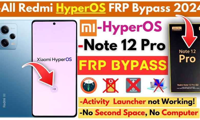 Discover how to bypass Frp on Redmi Note 12 Pro 5G without a PC in 2024 Discover how to bypass Frp on Redmi Note 12 Pro 5G without a PC in 2024
