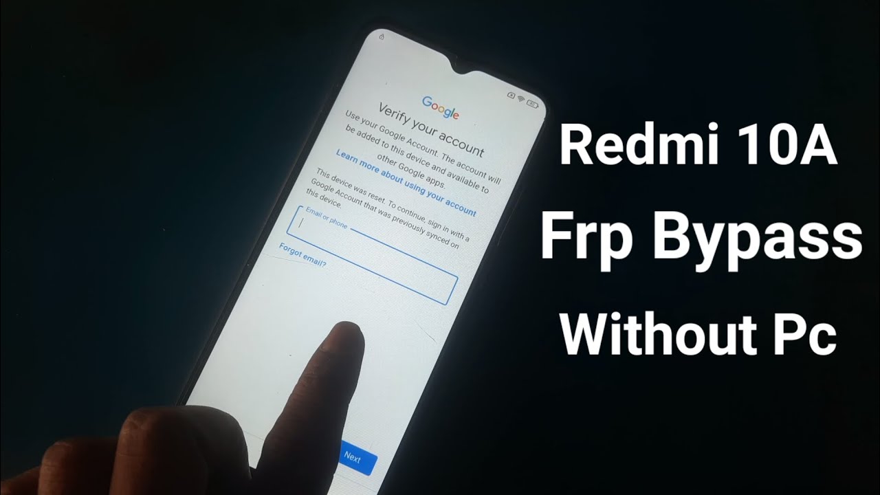 Curious about Redmi 10A FRP Bypass on Android 12? Learn how to bypass Google on Redmi 10A Curious about Redmi 10A FRP Bypass on Android 12? Learn how to bypass Google on Redmi 10A