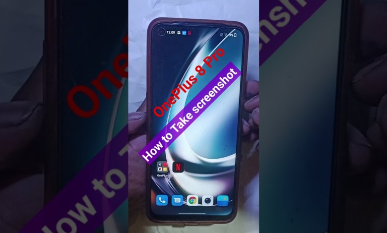 OnePlus 8 Pro How to take screenshot OnePlus 8 Pro How to take screenshot