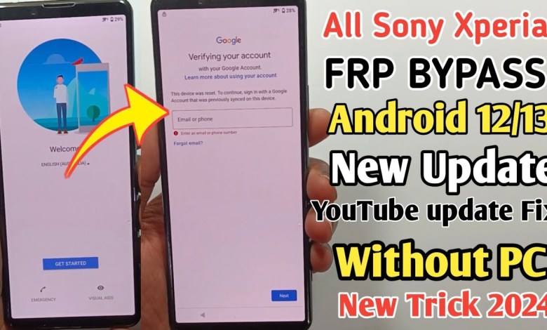 All Sony FRP Bypass Android 12/13 Without PC | Sony All Sony FRP Bypass Android 12/13 Without PC | Sony