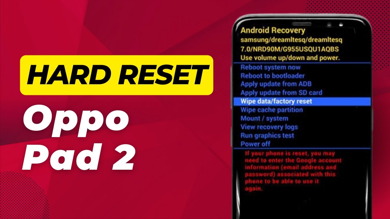 How To Hard Reset Oppo Pad 2 – Full Guide How To Hard Reset Oppo Pad 2 – Full Guide