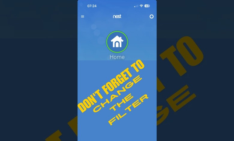 How I Reset Nest App Filter Reminder Notification How I Reset Nest App Filter Reminder Notification