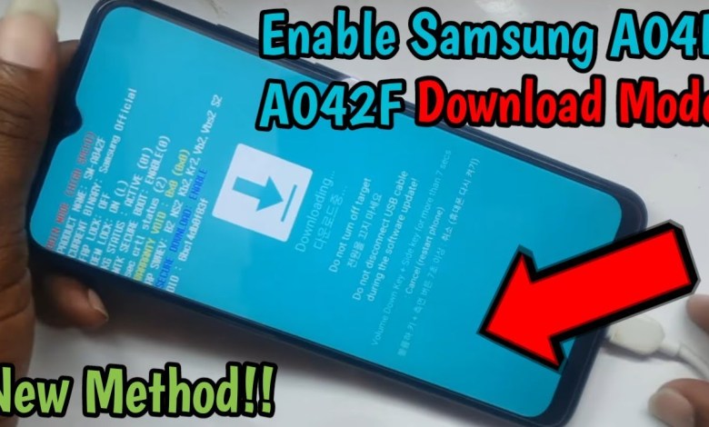 How to Enable Download Mode on SAMSUNG Galaxy A04e How to Enable Download Mode on SAMSUNG Galaxy A04e
