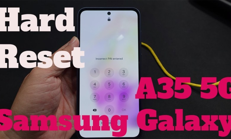 How To Hard Reset Samsung Galaxy A35 5G How To Hard Reset Samsung Galaxy A35 5G