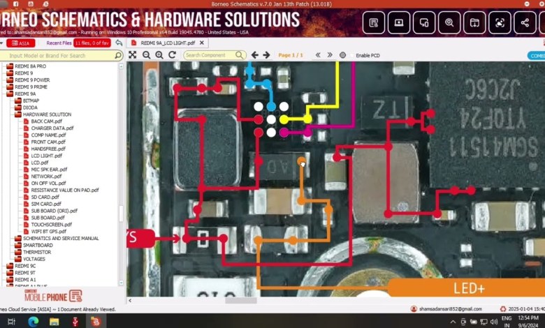 Redmi 9A Display light solution Redmi 9A Display light solution