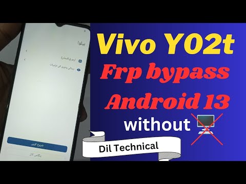 Vivo Y02t Frp bypass Android 13 latest update Vivo Y02t Frp bypass Android 13 latest update