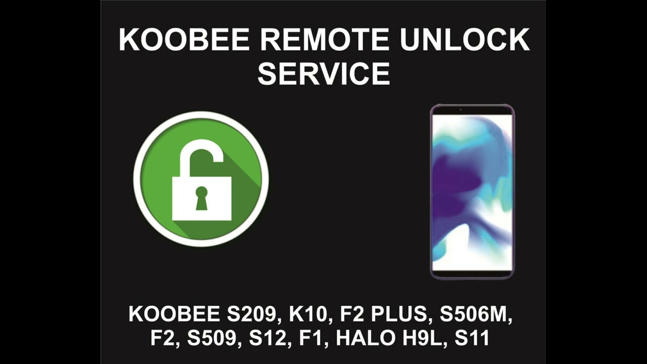 Koobee Remote Unlock Service, Koobee All Models Koobee Remote Unlock Service, Koobee All Models